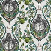 W0120/03 Silverback Wilderie by Emma J Shipley Wallpaper by Clarke & Clarke