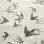 PJD6003/02 Chimney Swallows Dusk Picture Book Paper Wallpaper by Designers Guild PJD6003/02 Chimney Swallows Dusk Picture Book Paper Wallpaper by Designers Guild