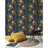 12403 Lemur Midnight Blue Wallpaper by Holden 12403 Lemur Midnight Blue Wallpaper by Holden