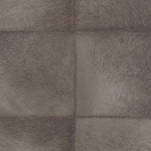 419139 Faux Reindeer Fur Brown Tile Panel Club Wallpaper by Rasch