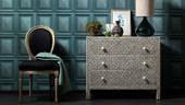6319-18 Imitations Panelling style  Wallpaper By Erismann
