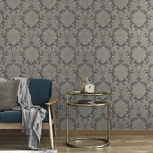 M95623 Milano Vymura Damask Grey Wallpaper by Fine Décor M95623 Milano Vymura Damask Grey Wallpaper by Fine Décor