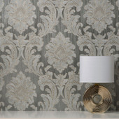 M95623 Milano Vymura Damask Grey Wallpaper by Fine Décor M95623 Milano Vymura Damask Grey Wallpaper by Fine Décor