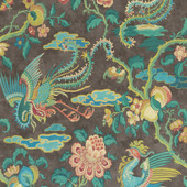 BW45087-5 Chifu Charcoal-Multi Signature II Wallpaper by GP & J Baker