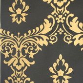 Kandola First Love Chelsea Crystalised, Black and Gold - W1421/03/246 Pattern