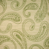 Kandola Jewel Paisley Crystalised wallpaper, Green - W1511/01/001 Pattern