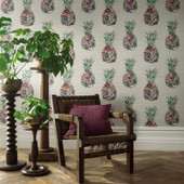 W7266-01 Ananas Deya Wallpaper By Matthew Williamson W7266-01 Ananas Deya Wallpaper By Matthew Williamson