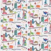 1826/683 T/Rex Town Big Adventure Wallpaper by Prestigious Textiles 1826/683 T/Rex Town Big Adventure Wallpaper by Prestigious Textiles