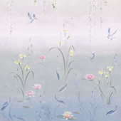 217131 ( DWAW217131 ) Water Garden Water Garden Wallpaper by Sanderson 217131 ( DWAW217131 ) Water Garden Water Garden Wallpaper by Sanderson