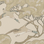FG090/J80 Flying Ducks Modern Country Wallpaper By Mulberry Home