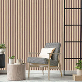 GB 2921 Wood Slat Light Oak Wallpaper by Belgravia Zambaiti Parati