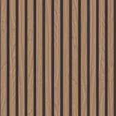 GB 2920 Wood Slat Walnut Wallpaper by Belgravia Zambaiti Parati