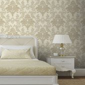 526202 Bellini Damask Cream and Gold Wallpaper by Rasch 526202 Bellini Damask Cream and Gold Wallpaper by Rasch