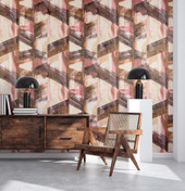 26798 Glaze Mauve Crafted Wallpaper By Hohenberger