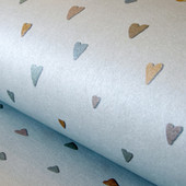 26815 Light Blue Colored Hearts Great Kids Wallpaper By Hohenberger