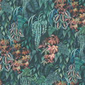 W7687-01 Green Wall Lamorran Wallpaper By Osborne & Little