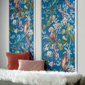 2109-157-04 Pavilion Bird Sonnet Royal Blue Wallpaper By 1838 Wallcoverings 2109-157-04 Pavilion Bird Sonnet Royal Blue Wallpaper By 1838 Wallcoverings