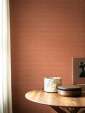 60552 L'Extasee Essentials L'Invité Sicilian Orange Wallpaper By Arte