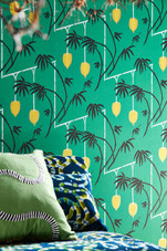 112938 Kimiko Colour 3 Bottle Green Wallpaper by Harlequin 112938 Kimiko Colour 3 Bottle Green Wallpaper by Harlequin