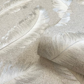 4400 Ciara Feather Soft Silver Wallpaper by Belgravia Zambaiti Parati 4400 Ciara Feather Soft Silver Wallpaper by Belgravia Zambaiti Parati