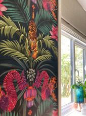 3911 Wilson Oriental Tiger Green Wallpaper by Belgravia 3911 Wilson Oriental Tiger Green Wallpaper by Belgravia