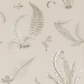 BW45044-08 Ferns Signature II Linen Wallpaper by GP & J Baker