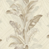 49300 Palma Stratum Cream Wallpaper By Galerie