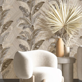 49304 Palma Stratum Grey Wallpaper By Galerie