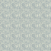 BW45097/5 Flora Ashmore Indigo Wallpaper By GP & J Baker