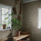 840-12 Henny Kolonin Ginseng Wallpaper By Sandberg