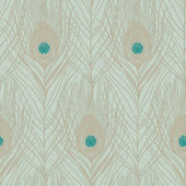 AC60005 Peacock Absolutely Chic Wallpaper by Galerie