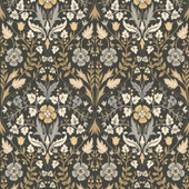 86339412 Archibald Arts and Crafts Noir/Camel Wallpaper by Casadeco 86339412 Archibald Arts and Crafts Noir/Camel Wallpaper by Casadeco