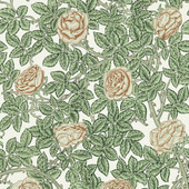 217208 Rambling Rose Emery Walker's House Leafy Arbour and Pearwood Wallpaper by Morris & Co 217208 Rambling Rose Emery Walker's House Leafy Arbour and Pearwood Wallpaper by Morris & Co