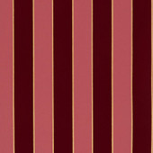 W7780-13 Regency Stripe Carmine and Gold Wallpaper by Osborne & Little