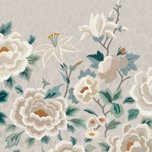 W460/02 Lavinia Mural Temperley London Porcelain Wallpaper By Romo