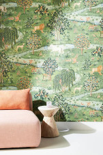 217055 Owl & Willow Compilation Wallpaper By Morris & Co