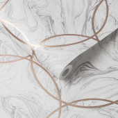 105754 Aqueous Geo Balance Wallpaper by Graham and Brown