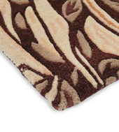 028805 Pimpernel Aubergine Rug by Morris & Co 028805 Pimpernel Aubergine Rug by Morris & Co