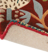 027700 Strawberry Thief Crimson Rug by Morris & Co 027700 Strawberry Thief Crimson Rug by Morris & Co