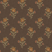 FG111/K74 Somerton Print Club Espresso Wallpaper by Mulberry Home FG111/K74 Somerton Print Club Espresso Wallpaper by Mulberry Home
