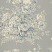 PRL706/06 Francoise Bouquet Signature Florals Slate Wallpaper by Ralph Lauren