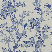 PRL048/05 Marlowe Floral Signature Century Club Porcelain Wallpaper by Ralph Lauren PRL048/05 Marlowe Floral Signature Century Club Porcelain Wallpaper by Ralph Lauren