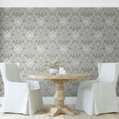 ET12105 Floral Hydrangea Arts and Crafts Wallpaper By Galerie