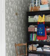 833-28 Hedvig Lofstad Garden Green Wallpaper By Sandberg