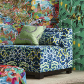 133912 Michi Colour 3 Forest Black Earth First Light Harlequin Fabric 133912 Michi Colour 3 Forest Black Earth First Light Harlequin Fabric