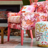 121141 Serpenti Velvet Colour 3 Bleached Coral Paprika Positano and Azul Harlequin Fabric 121141 Serpenti Velvet Colour 3 Bleached Coral Paprika Positano and Azul Harlequin Fabric