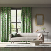 121132 Shiruku Colour 3 Emerald Forest Silver Willow Harlequin Fabric 121132 Shiruku Colour 3 Emerald Forest Silver Willow Harlequin Fabric