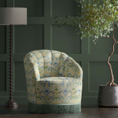 F1678/05 Strawberry Thief William Morris Designs Apple and Blush Fabric by Clarke & Clarke F1678/05 Strawberry Thief William Morris Designs Apple and Blush Fabric by Clarke & Clarke