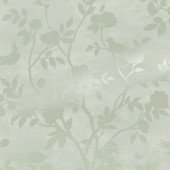 113373 Eglantine Silhouette Wallpaper by Laura Ashley