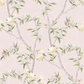 1900-4 Chinoiserie Spring Blossom Wallpaper By Galerie